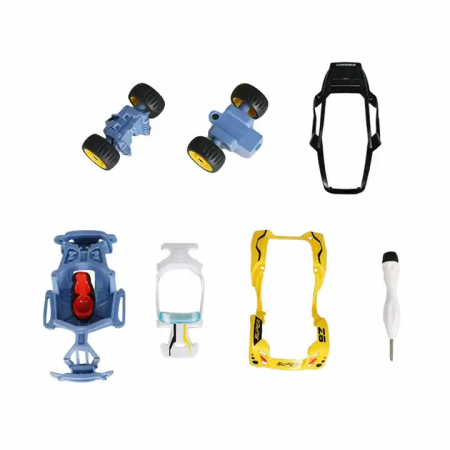 Mașină de Jucărie Aliaj 6 în 1 - Set Educativ și Interactiv pentru Copii [3]