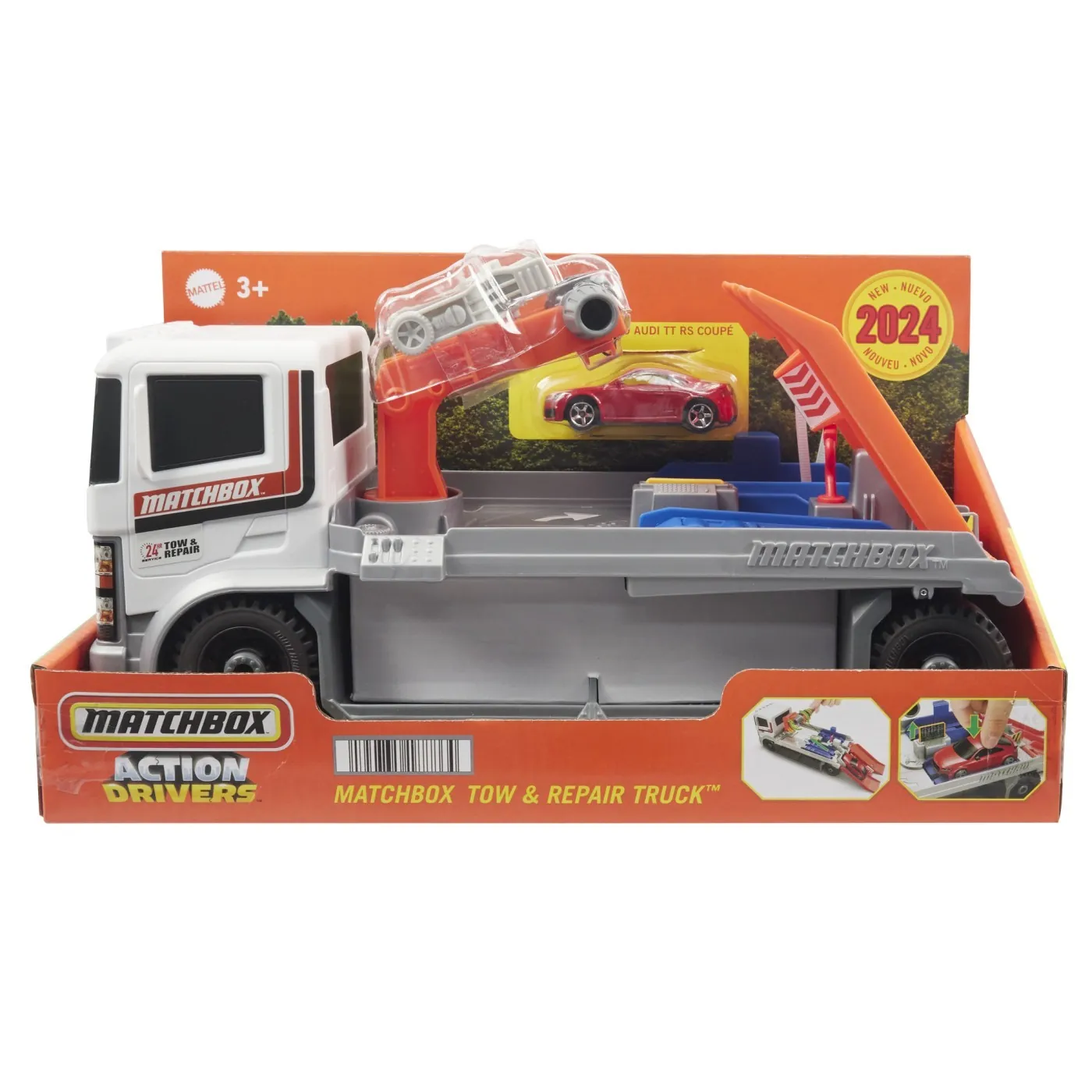 Vehicule pentru copii - MATCHBOX ACTION DRIVERS CAMION DE REPARATII SI REMORCARE