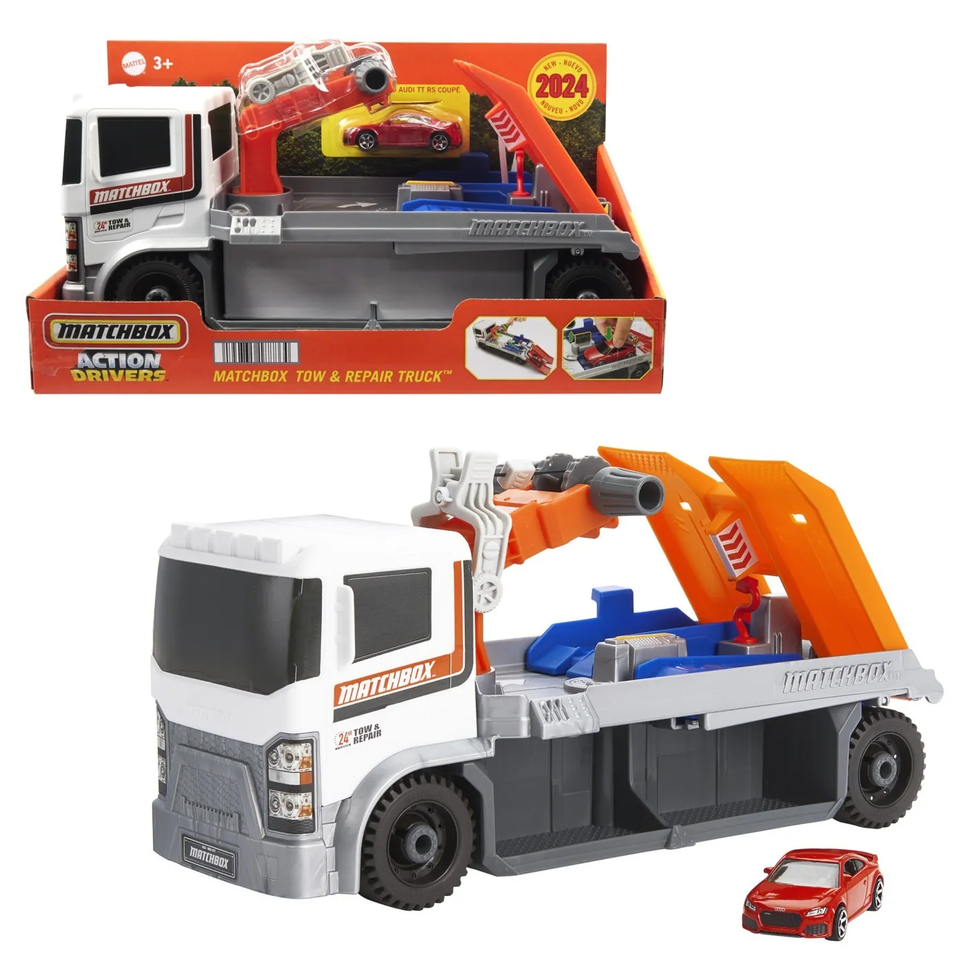 MATCHBOX ACTION DRIVERS CAMION DE REPARATII SI REMORCARE [7]