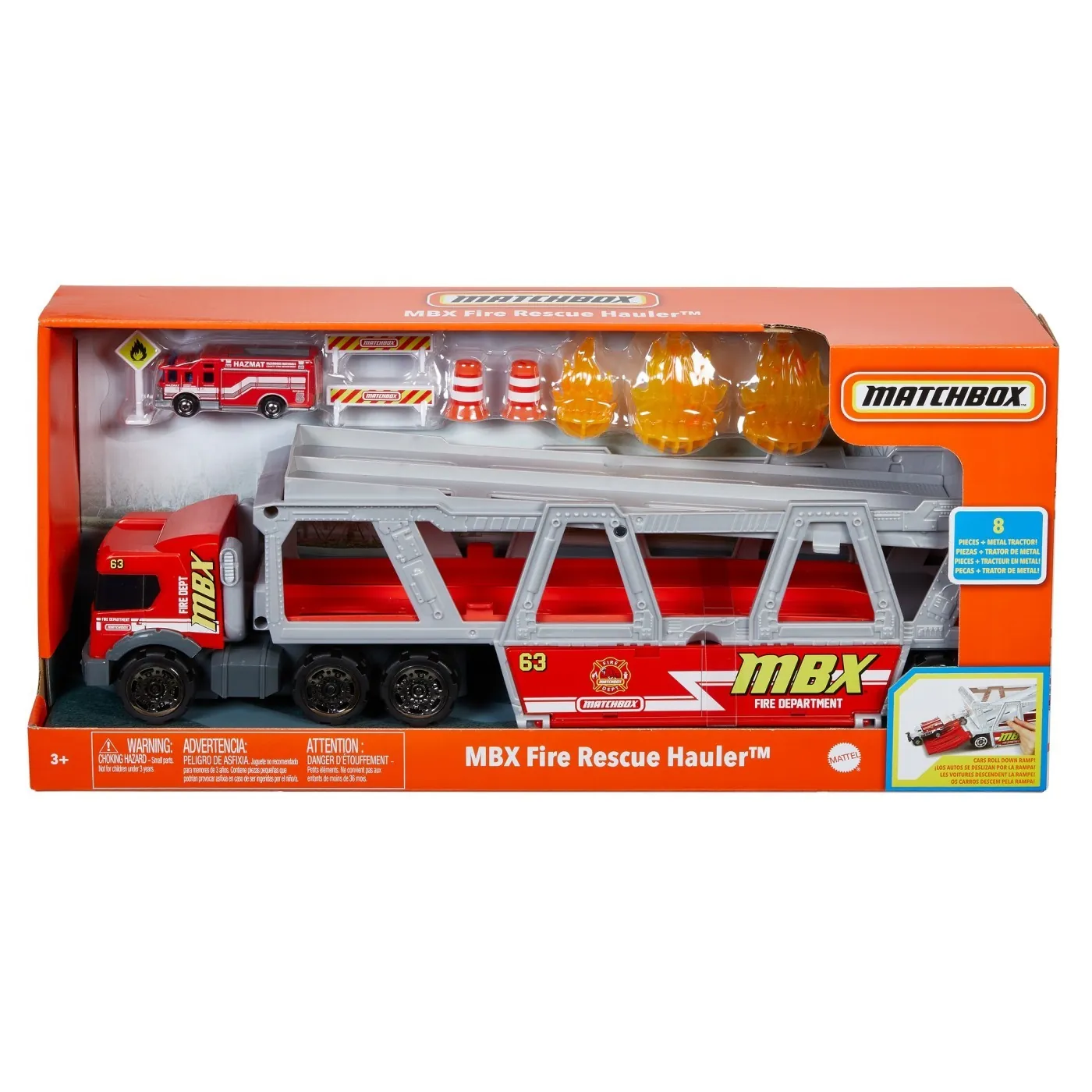 Vehicule pentru copii - MATCHBOX AUTOSPECIALA PENTRU POMPIERI MBX