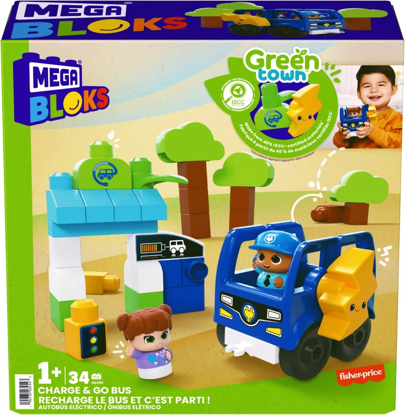 Seturi de constructie - MEGA BLOKS SET CONSTRUCTIE 34 PIESE
