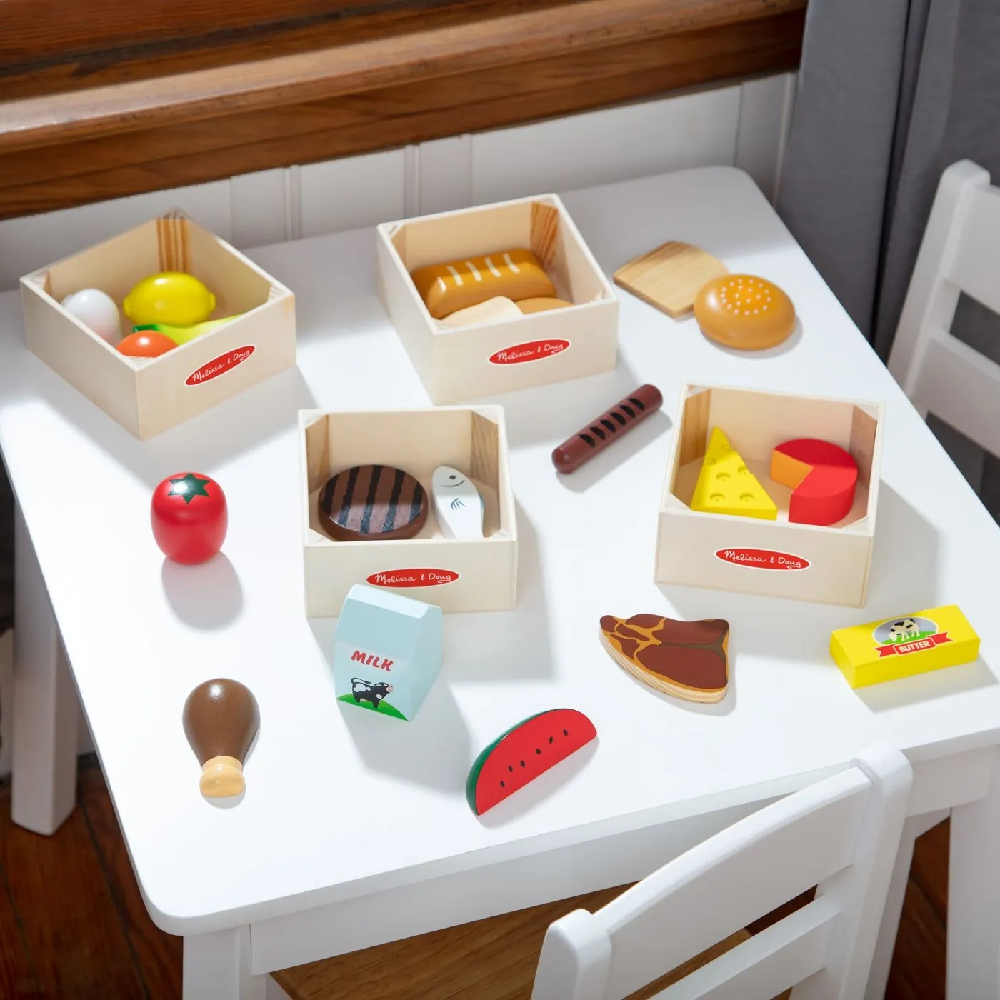 MELISSA SI DOUG SET DE JOACA DIN LEMN PRODUSE ALIMENTARE [6]