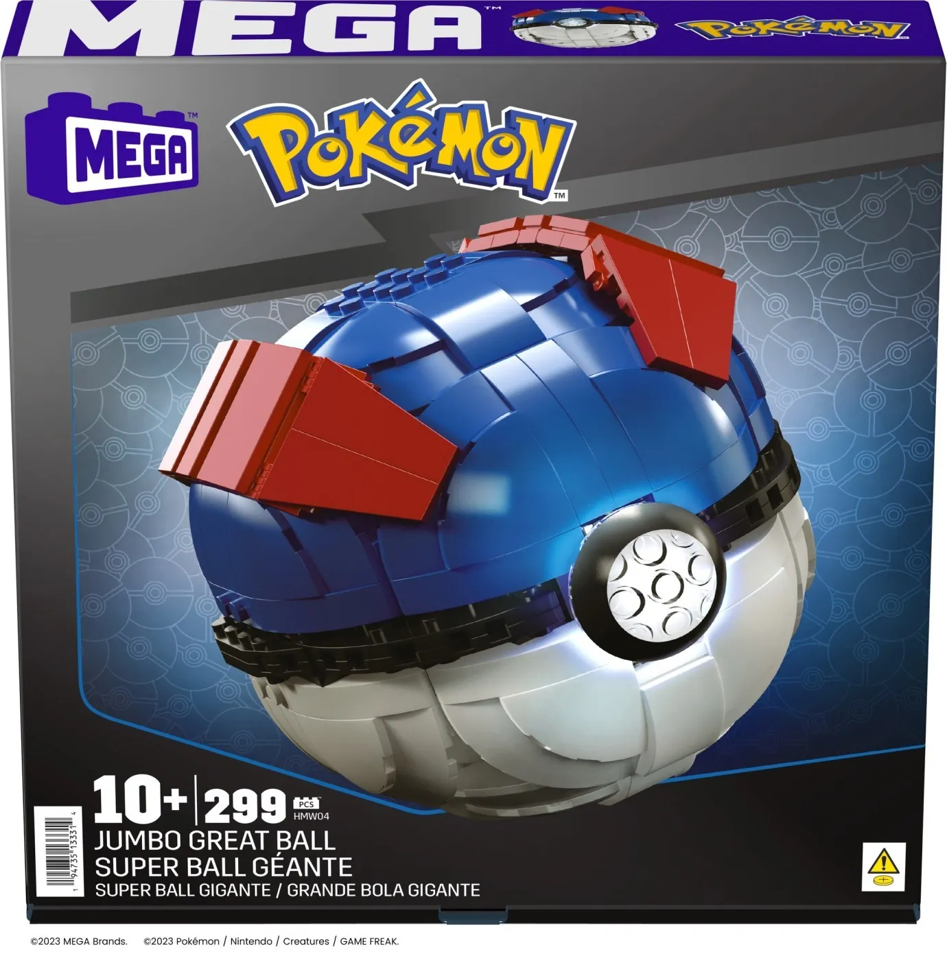 Seturi de constructie - POKEMON MEGA CONSTRUX BILA JUMBO