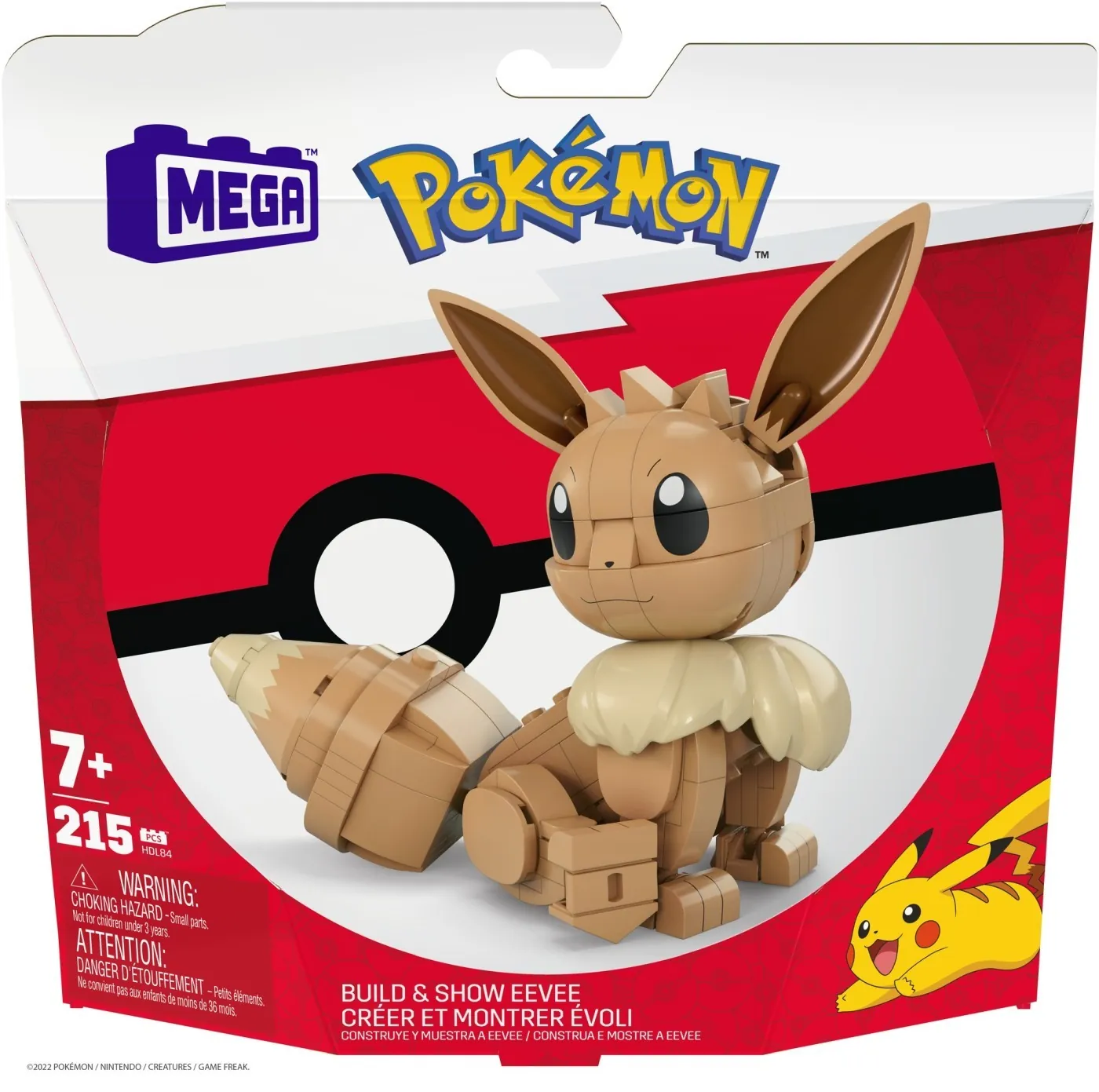 Seturi de constructie - POKEMON MEGA CONSTRUX SET DE CONSTRUCTIE EEVEE