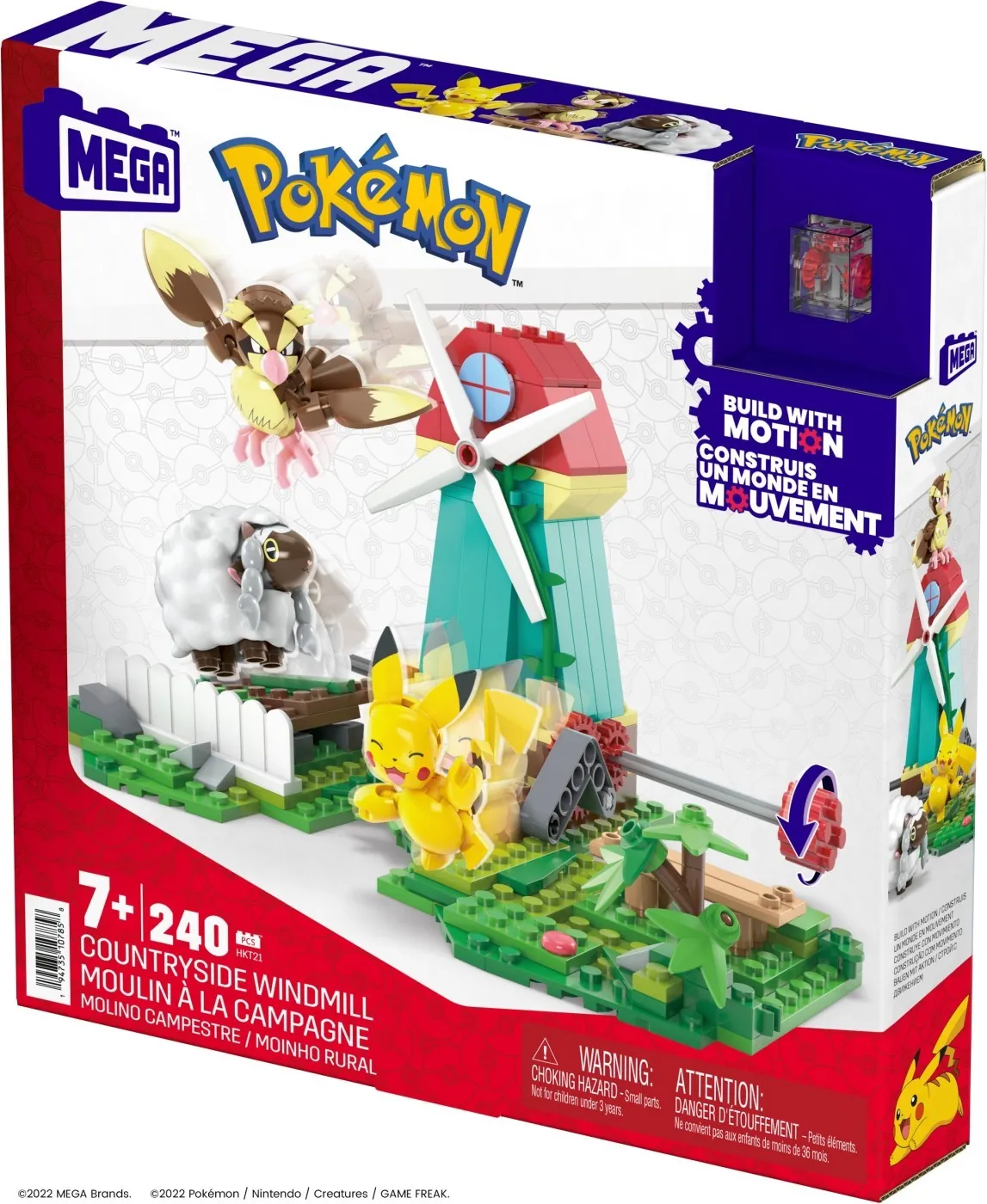 Seturi de constructie - POKEMON MEGA MOARA DE VANT DE LA TARA