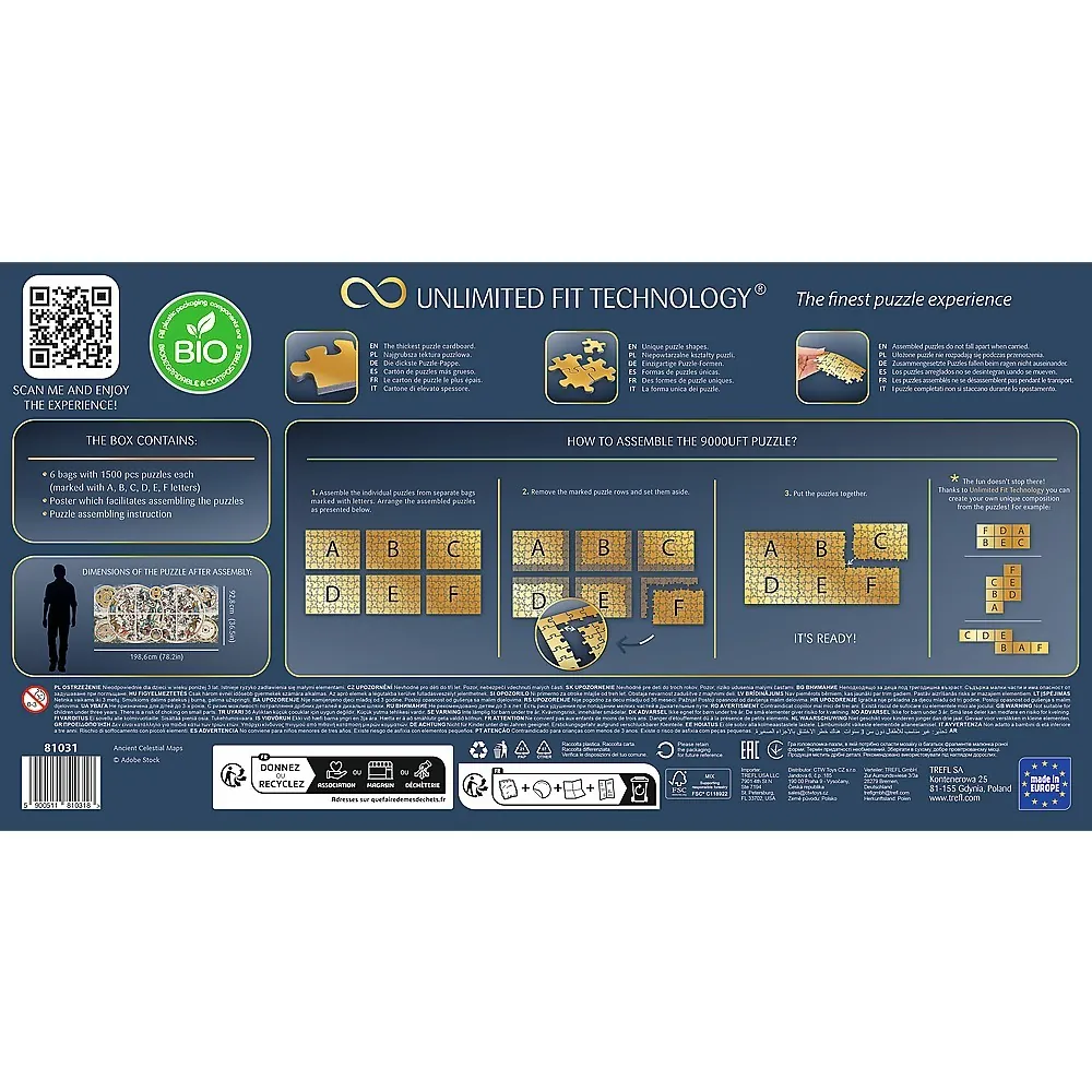 PUZZLE TREFL UFT 9000 HARTI CELESTE ANTICE [3]