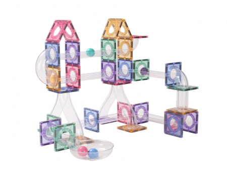 Set-80-Piese-Pastel-Marble-Run-Tuburi-Transparente-Stoys [5]