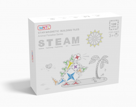 Set-Constructie-Magnetic-120-Piese-Multicolore-Stoys [10]