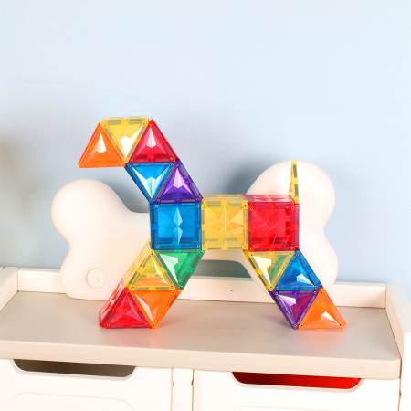 Set-Constructie-Magnetic-120-Piese-Multicolore-Stoys [5]