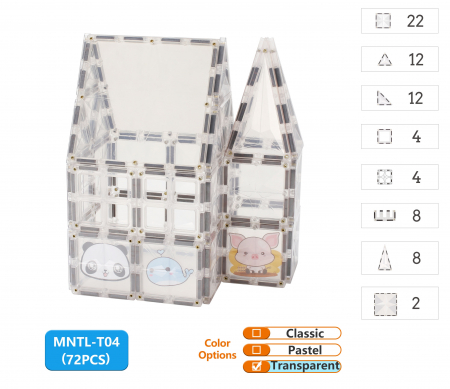 Set-Constructie-Magnetic-MNTL-72-Piese-Tiles-Transparente-2D-3D-Stoys [3]