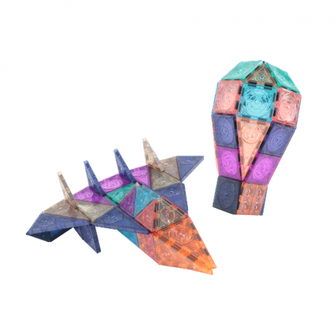 Set Magnetic 3D STEAM MNTL Starry Night - 56 Piese pentru Construcții Creative [1]