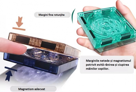 Set Magnetic 3D STEAM MNTL Starry Night - 56 Piese pentru Construcții Creative [4]