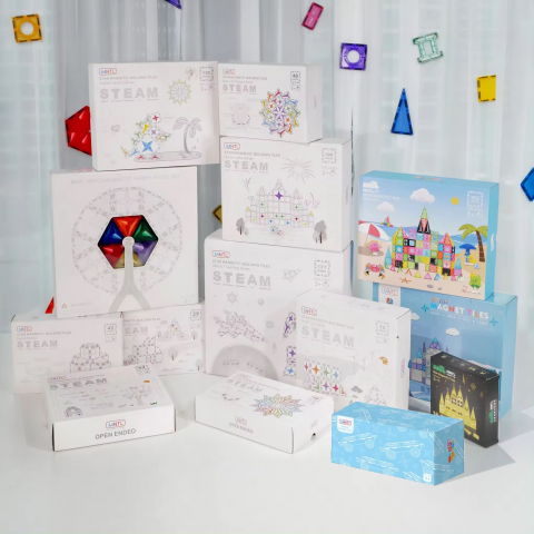 Set Magnetic 3D STEAM MNTL Starry Night - 56 Piese pentru Construcții Creative [7]