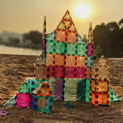 set-magnetic-tiles-3d-steam-mntl-136-piese-noapte-stelara-pentru-constructii [2]