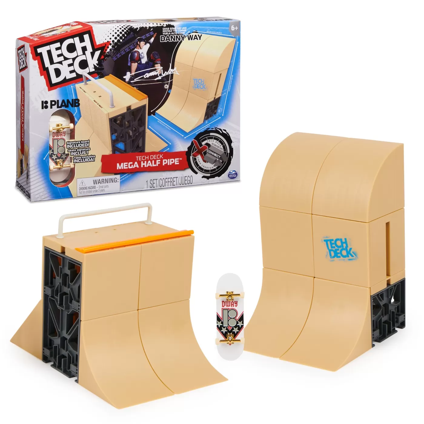 TECH DECK RAMPA MEGA HALF PIPE [6]