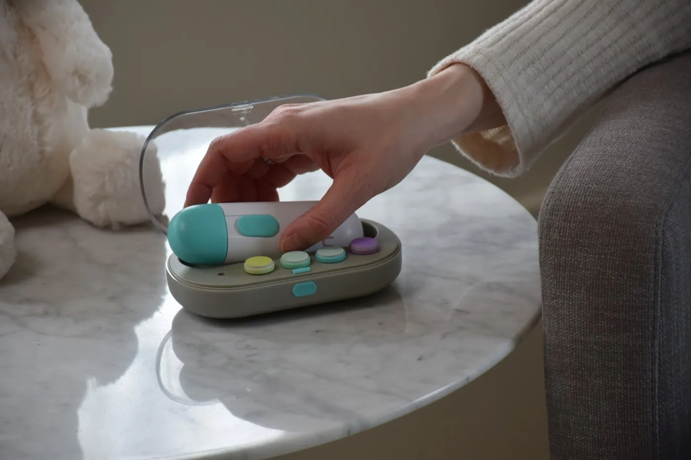 TRIMMER ELECTRIC, MELII, PENTRU UNGHII BEBE [5]