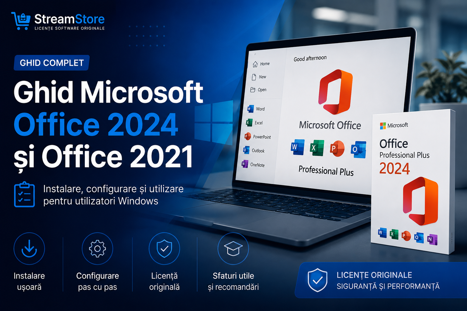 Cum activezi Office 2021 Professional Plus și Office 2024 Professional Plus – Ghid complet