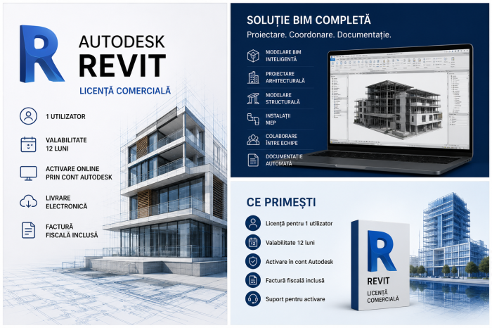 Autodesk Revit – Licență Comercială pentru 1 Utilizator – Valabilitate 12 Luni [2]