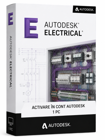 Autodesk - Autodesk AutoCAD Electrical Licență Comercială 1 Utilizator | 12 Luni