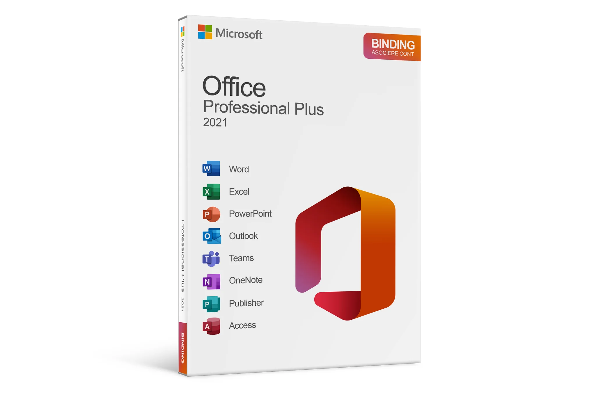 Microsoft Office - Microsoft® Office 2021 Professional Plus, 1PC, Bind, ESD, Licenta permanenta