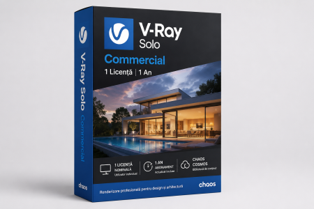 CAD & Design - V-Ray Solo Commercial 1 Licență – Abonament 1 An