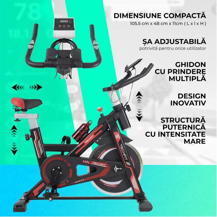 BICICLETA SPINNING TECHFIT [3]