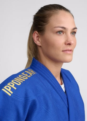 BLUZA KIMONO JUDO IPPON GEAR IJF LEGEND 2 ALBASTRA  690GRAME [3]