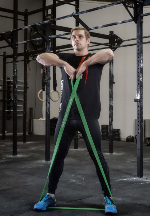 CAUCIUC ANTRENAMENT DBX POWER BAND VERDE 23-57KG [2]