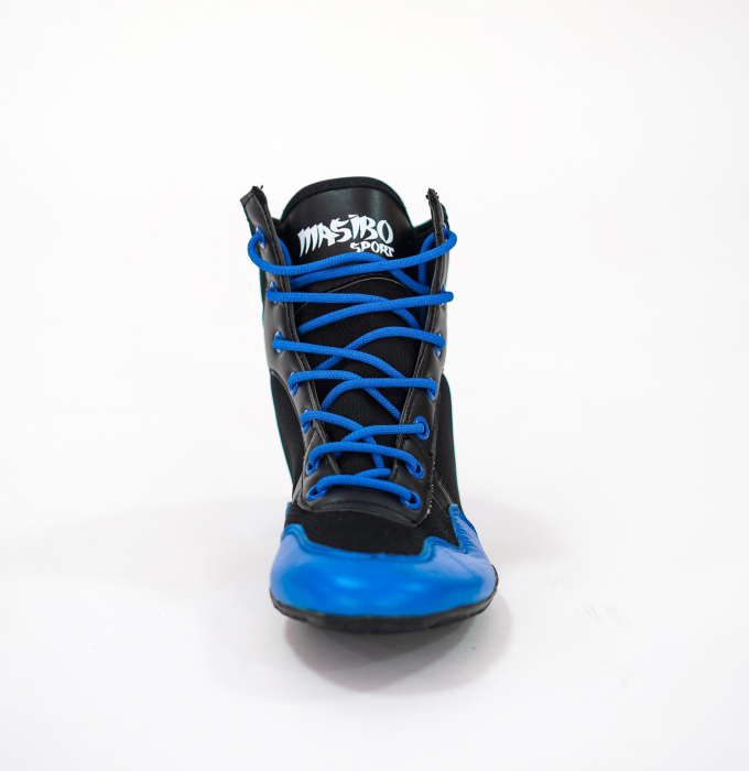 GHETE LUPTE MASIBO SPORT NEGRE/ALBASTRE PIELE [4]