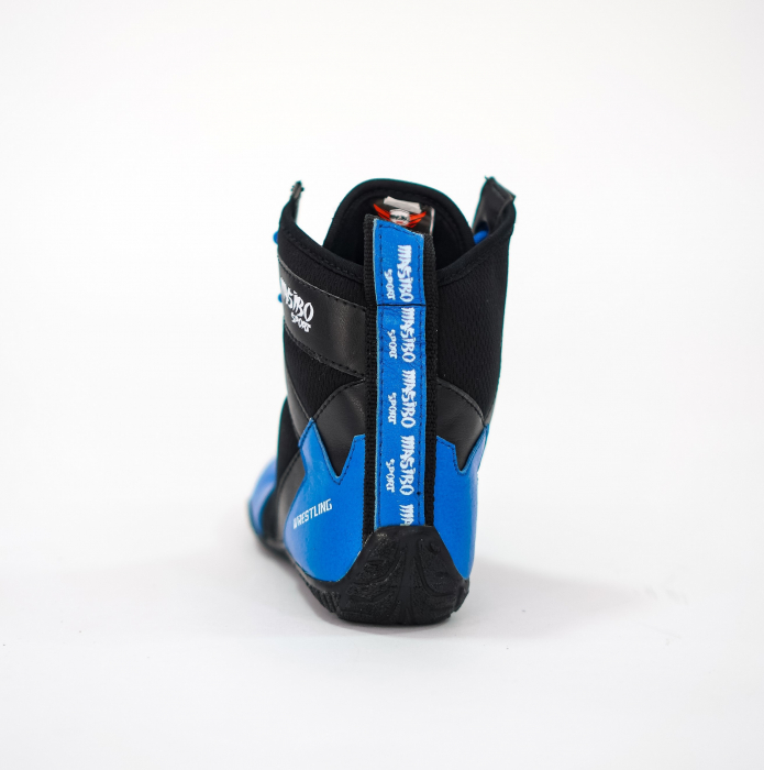 GHETE LUPTE MASIBO SPORT NEGRE/ALBASTRE PIELE [2]