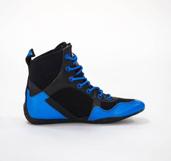 GHETE LUPTE MASIBO SPORT NEGRE/ALBASTRE PIELE [3]