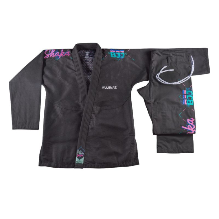 KIMONO BJJ SHAKA 20 FUJIMAE NEGRU [6]