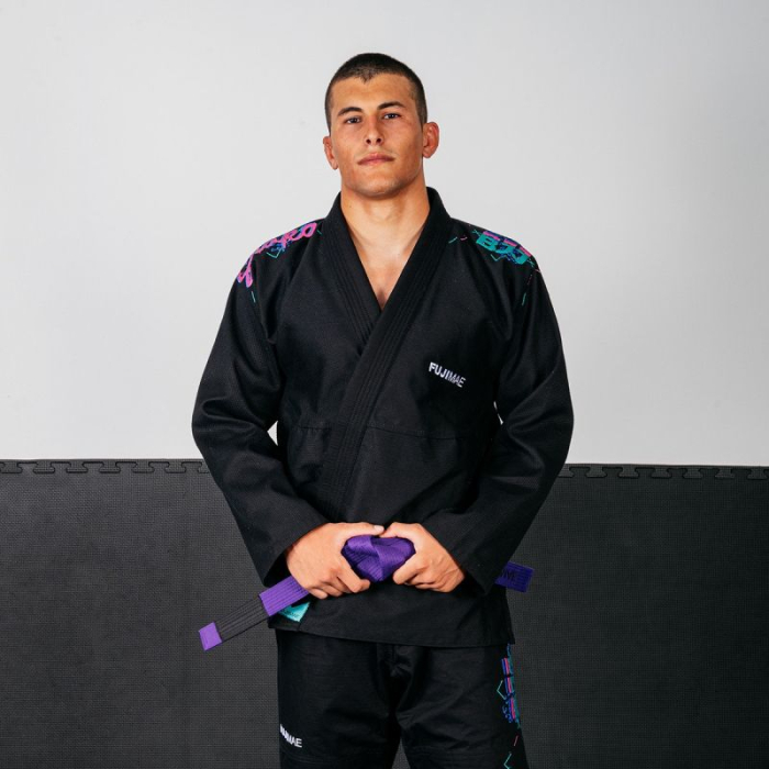KIMONO BJJ SHAKA 20 FUJIMAE NEGRU [2]