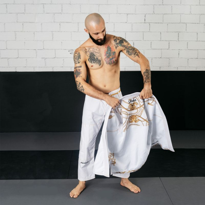 KIMONO BJJ SHAKA 21 FUJIMAE ALB [5]