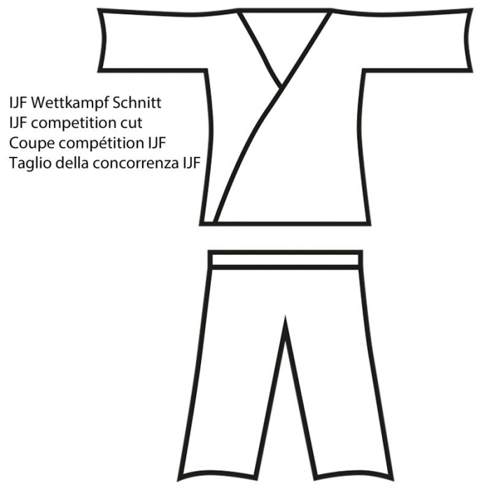 KIMONO DAHNRO APROBAT IJF ULTIMATE 750 GR ALB [2]
