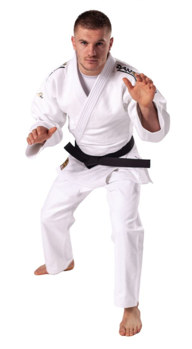 KIMONO JUDO DANRHO KANO 850 GRAME ALB [4]