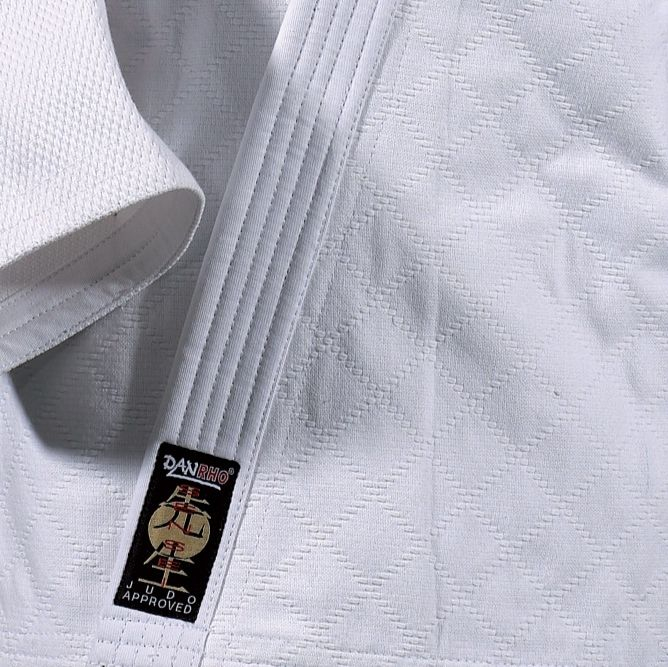 KIMONO JUDO DANRHO  SENSEI ALB 750 GRAME [2]