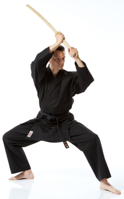 KIMONO KARATE/ARTE MARTIALE BUJIN SHIRO NEGRU 14OZ TOKAIDO [2]