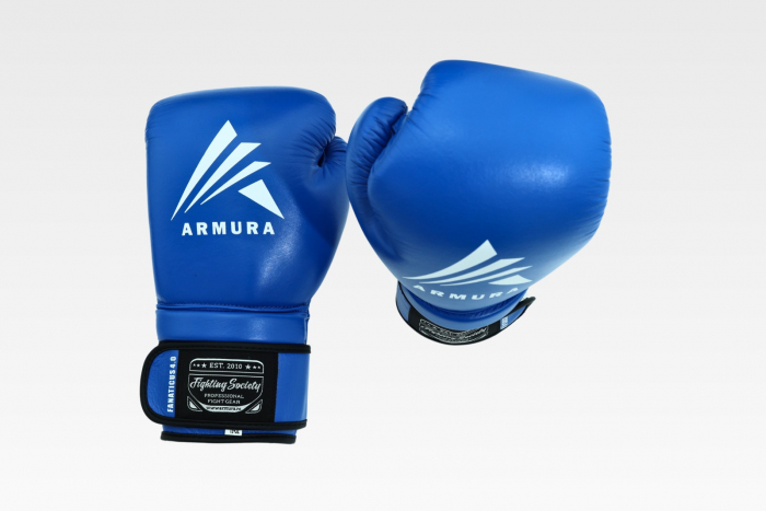 MANUSI BOX DIN PIELE ARMURA FANATICUS 4.0 ALBASTRE [3]