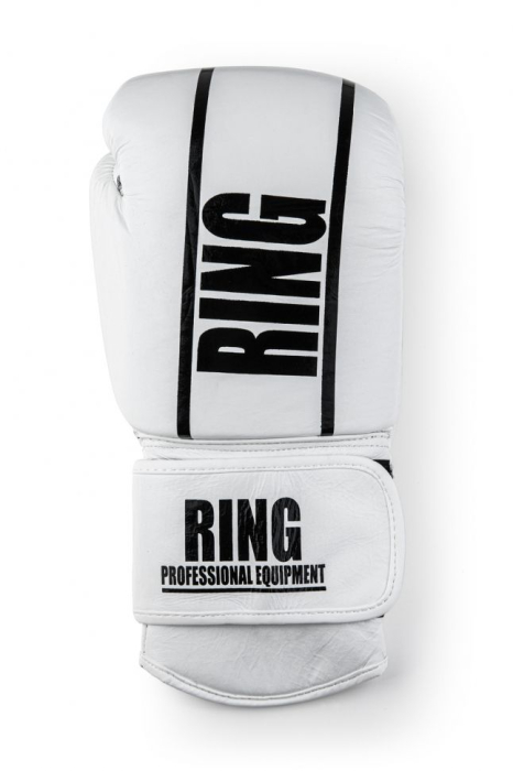MANUSI BOX/KICKBOXING  DIN PIELE RING COMPETITION ALBE [2]