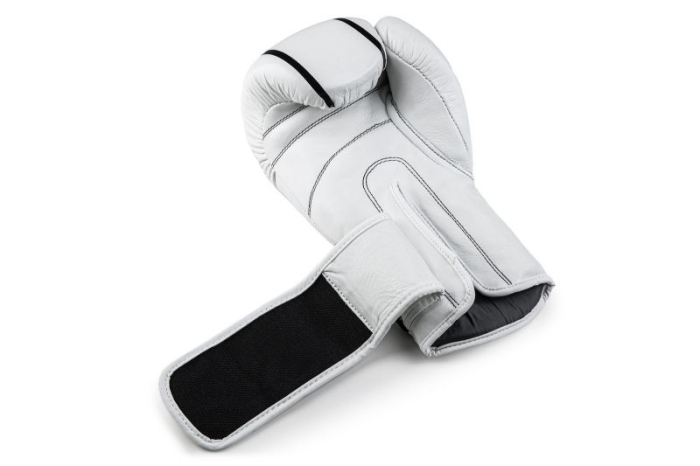 MANUSI BOX/KICKBOXING  DIN PIELE RING COMPETITION ALBE [3]