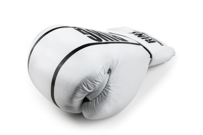MANUSI BOX/KICKBOXING  DIN PIELE RING COMPETITION ALBE [5]