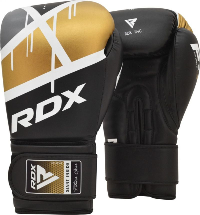 MANUSI BOX/SPARRING RDX EGO F7 BLACK/GOLD [2]