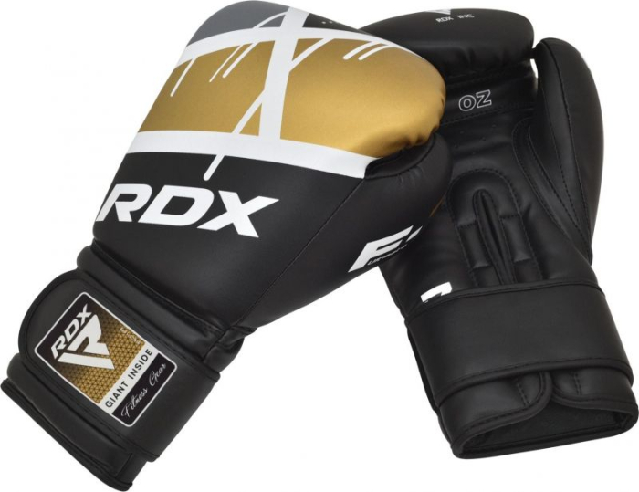 MANUSI BOX/SPARRING RDX EGO F7 BLACK/GOLD [4]