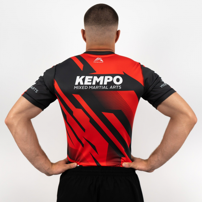 RASGHUARD MANECA SCURTA  KEMPO ROMANIA ROSU 2.0 [2]