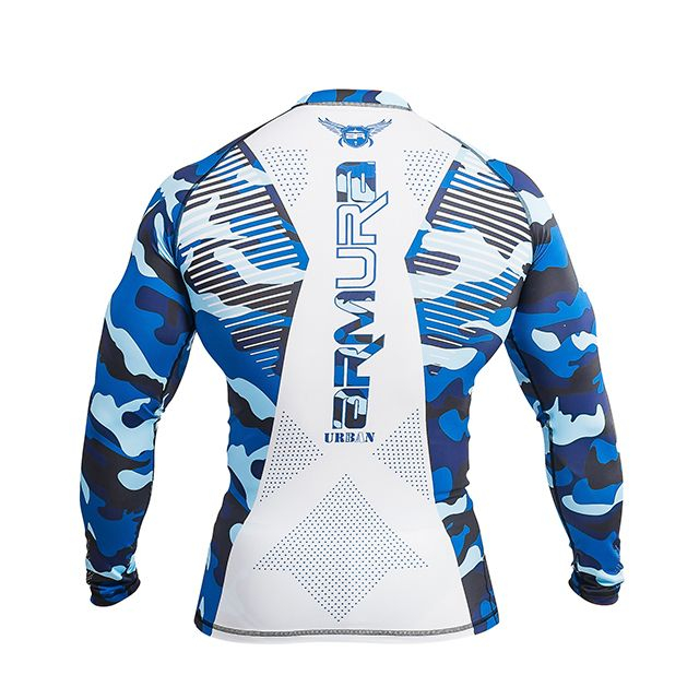 RASHGUARD ARMURA URBAN CAMO ALBASTRU [2]