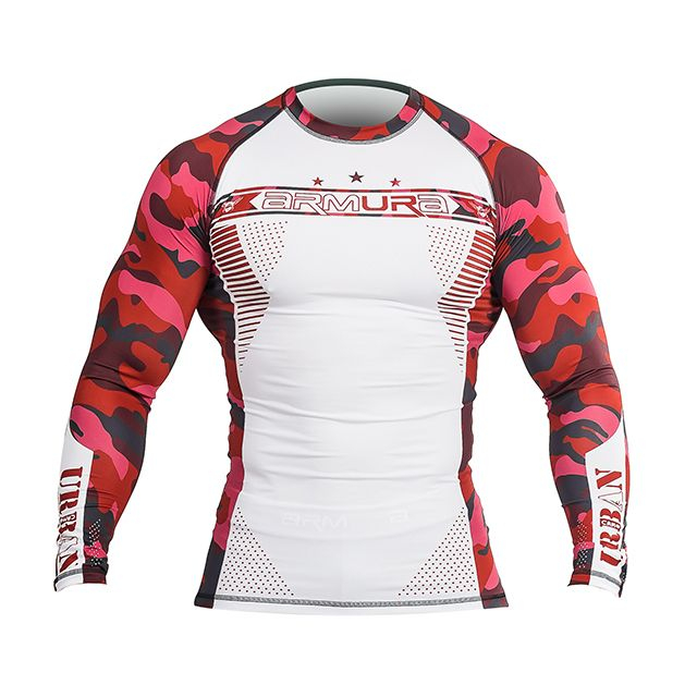 RASHGUARD ARMURA URBAN CAMO ROSU [3]