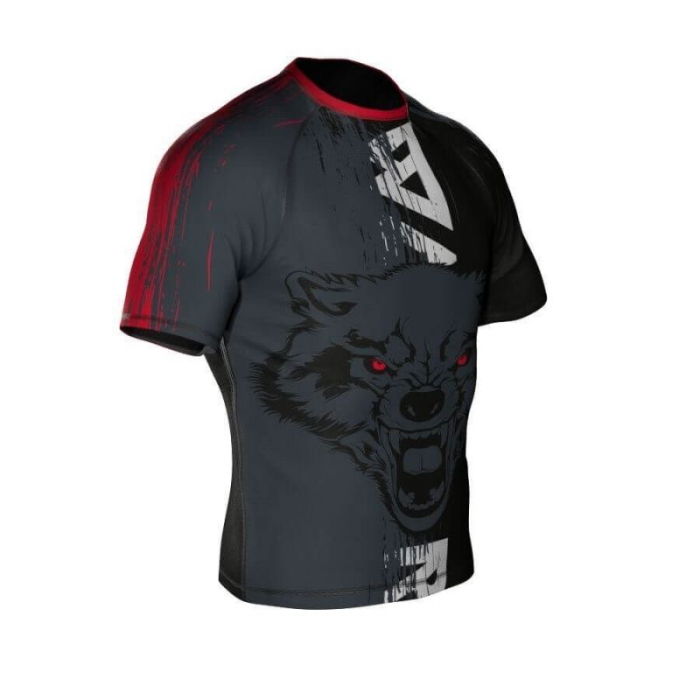 RASHGUARD MANECA SCURTA DBX BUSHIDO WOLF [2]