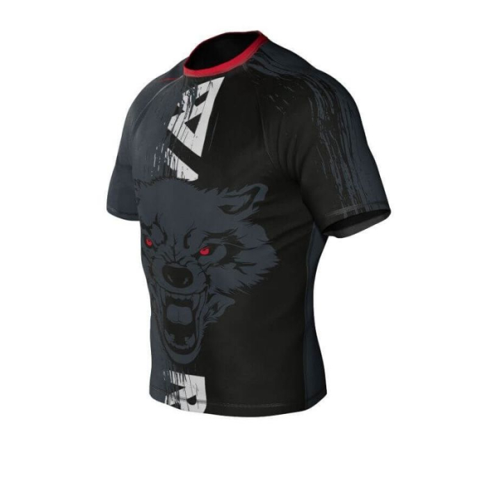 RASHGUARD MANECA SCURTA DBX BUSHIDO WOLF [5]