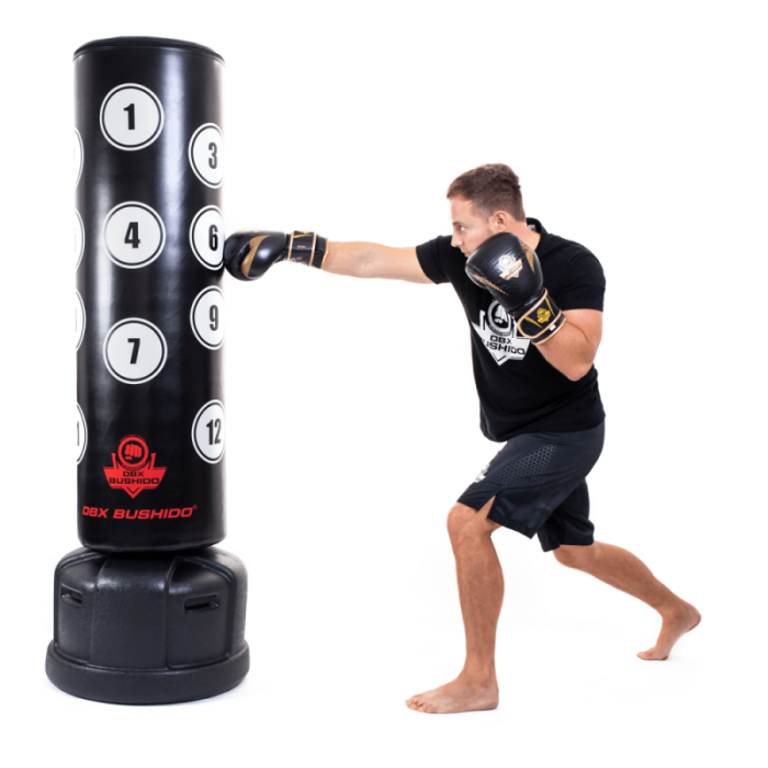SAC DE BOX DE PODEA CU BAZA DBX BUSHIDO FIGHT STATION TARGET [5]